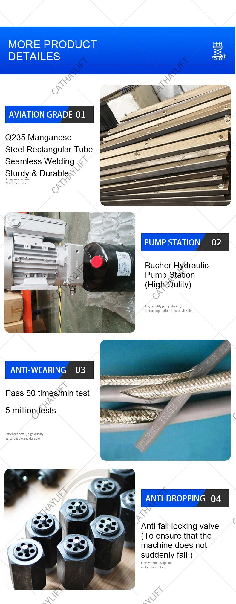 Cathaylift economical towed mobile scissor lift-Shandong Cathay Machinery Co Ltd 6