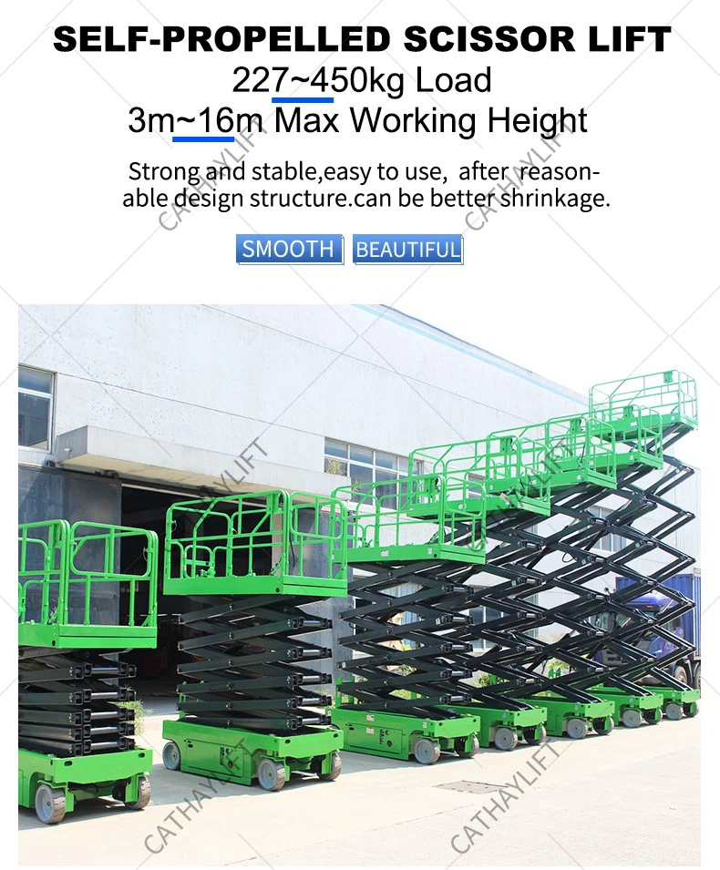 Cathaylift Hydraulic self propeleld scissor lift-Shandong Cathay Machinery Co Ltd 3