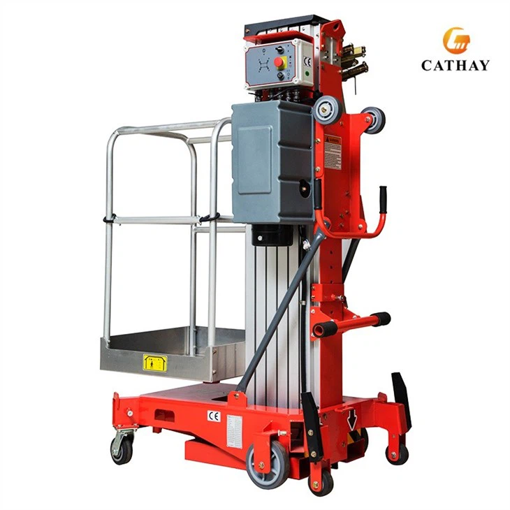 Single Mast Aluminum Working Platfrom
