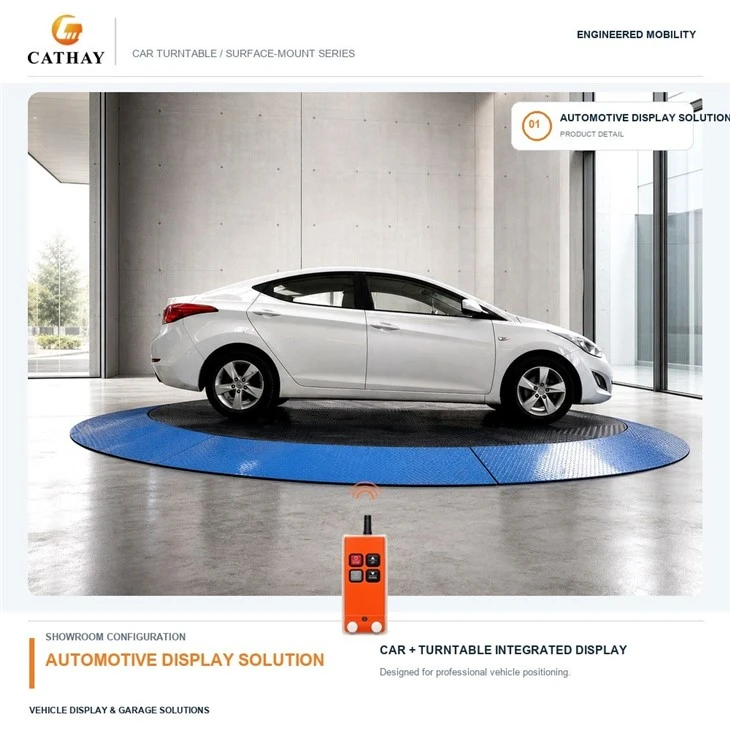 360 Degree Electric Car Turntable, Parking Garage Rotating Platform suppliers