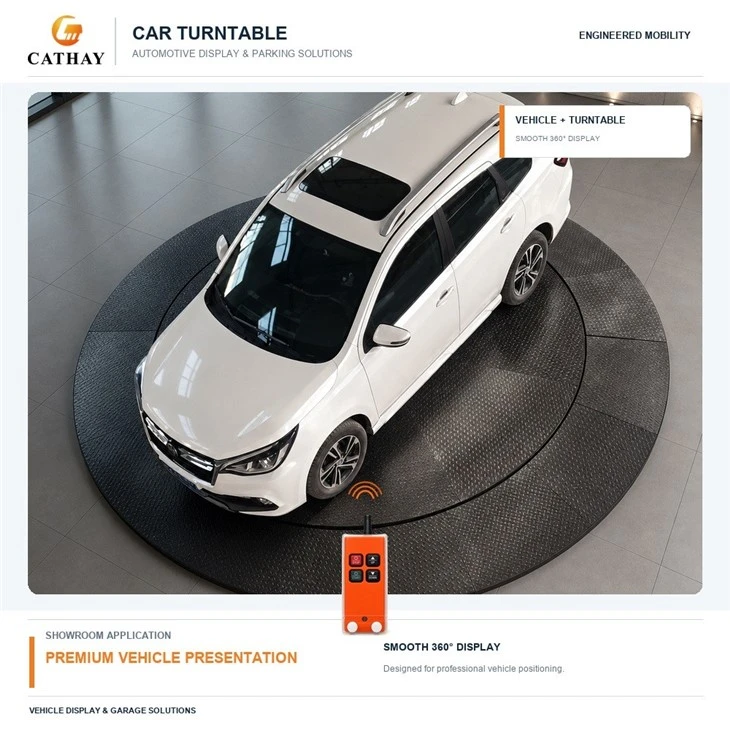 360 Degree Electric Car Turntable, Parking Garage Rotating Platform high quality