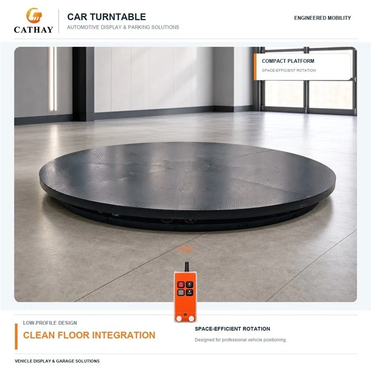 360 Degree Electric Car Turntable, Parking Garage Rotating Platform manufacturers