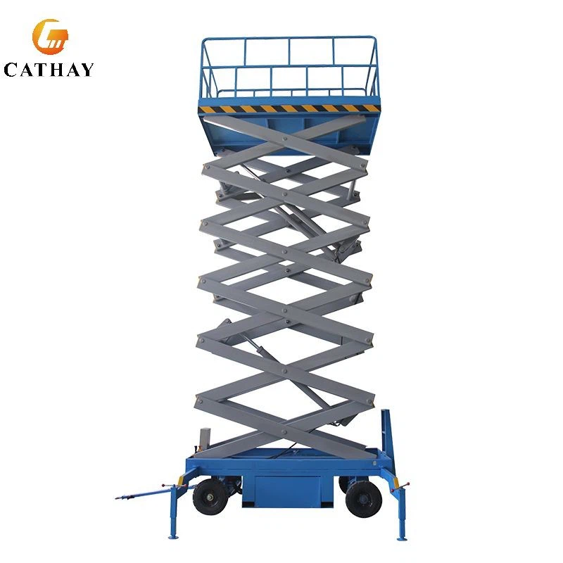 Electric Mobile Scissor Lift Platform factory
