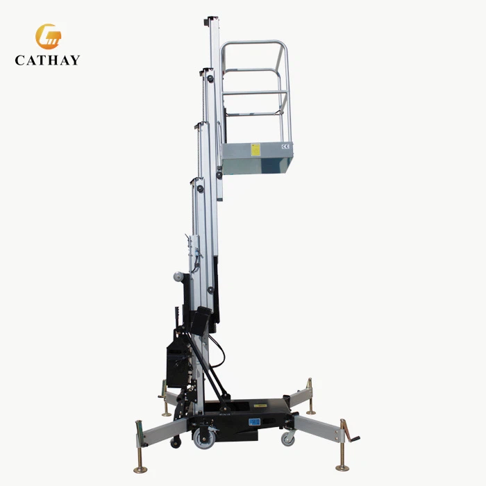 Hydraulic Single Mast Aluminum Lift