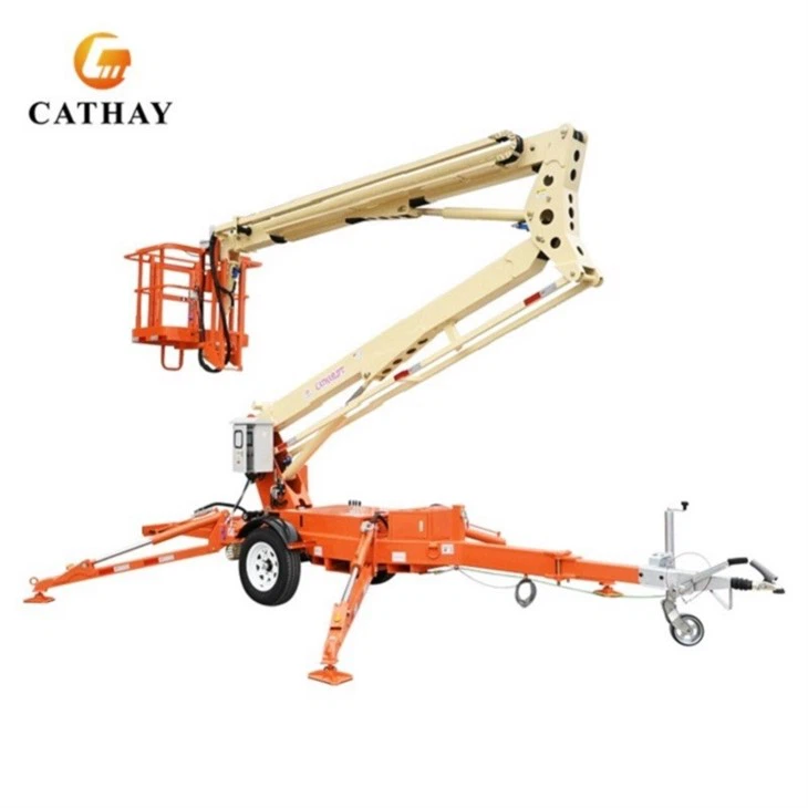 New Upgrade Towable Trailer Boom Lift best