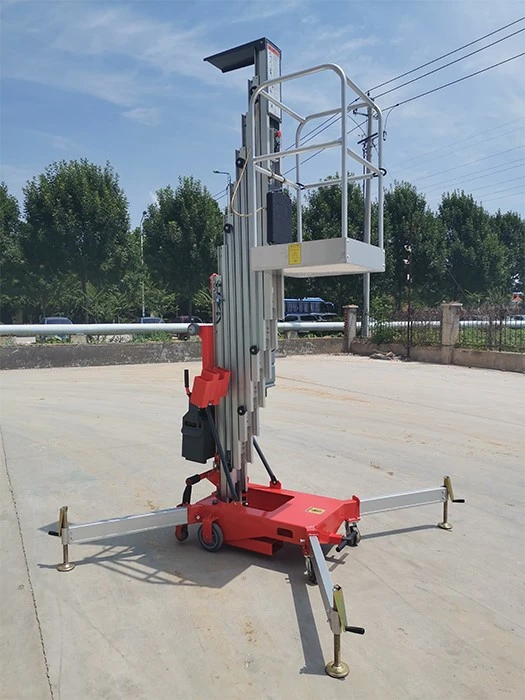 Push around vertical mast lift Push around vertical mast lift