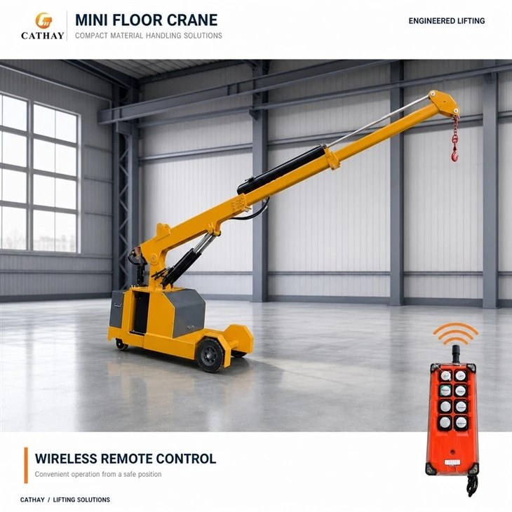 Telescopic Boom Electric Floor Crane price