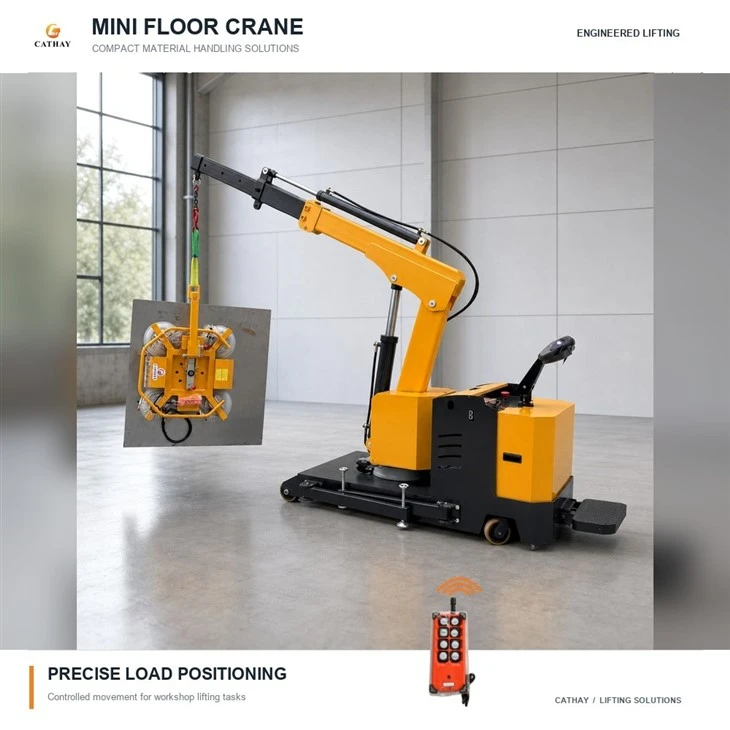 Telescopic Boom Electric Floor Crane best