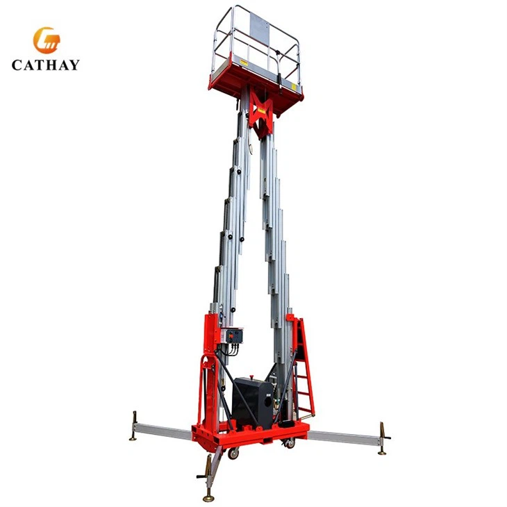 Two Mast Self Propelled Aluminum Lift
